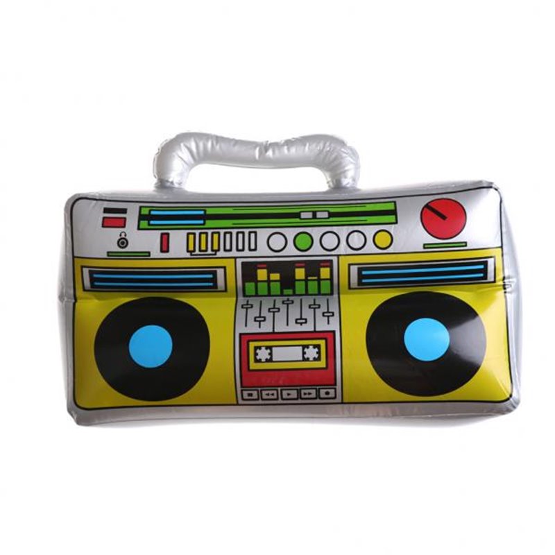 Radio casete hinchable de los 80