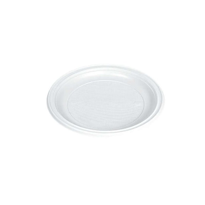 PLATOS  PLASTICO 20.5cm x 12 PLANOS REUTILIZABLE