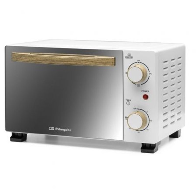 Horno de Sobremesa Orbegozo HO 990/ 800W/ Capacidad 10L/ Blanco