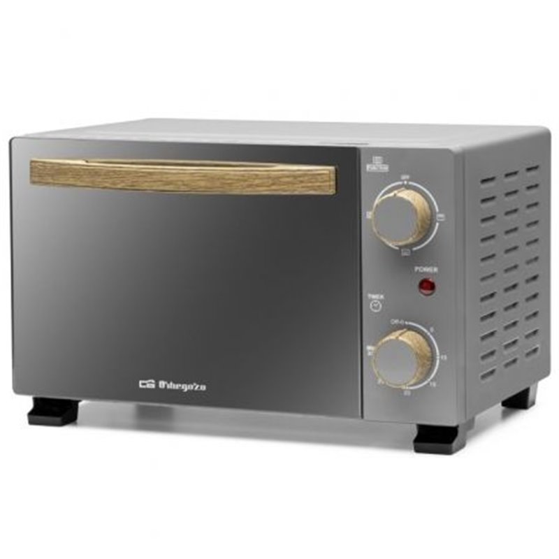 Horno de Sobremesa Orbegozo HO 995/ 800W/ Capacidad 10L/ Gris