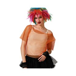 CAMISETA REJILLA NARANJA