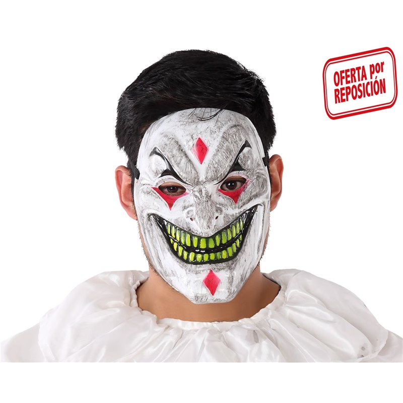 MASCARA PAYASO TERRORIFICO PVC