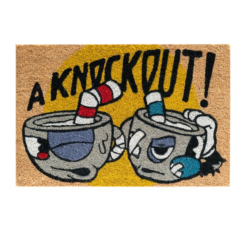 Felpudo Knockout Cuphead