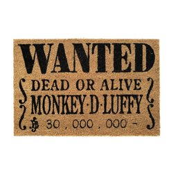 Felpudo Wanted Monkey D Luffy One Piece