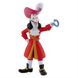 FIGURA CAPITAN GARFIO JAKE Y LOS PIRATAS DE NUNCA JAMAS DISNEY