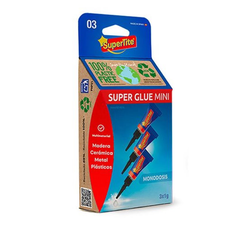 PEGAMENTO x 3 SUPERTITE TUBO 0