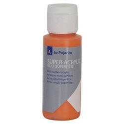 PINTURA ACRILICA LA PAJARITA MULTISUPERFICIE 60 ML.