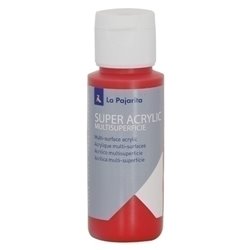 PINTURA ACRILICA LA PAJARITA MULTISUPERFICIE 60 ML.