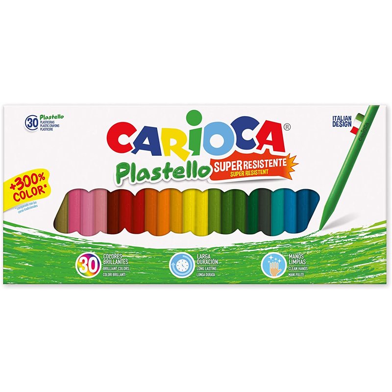 LAPICES DE CERA CARIOCA X30