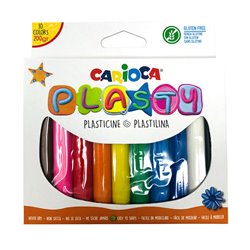 Set de 10 colores plastilina Carioca Plasty