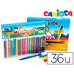 Rotuladores Carioca Joy -  caja de 36 colores