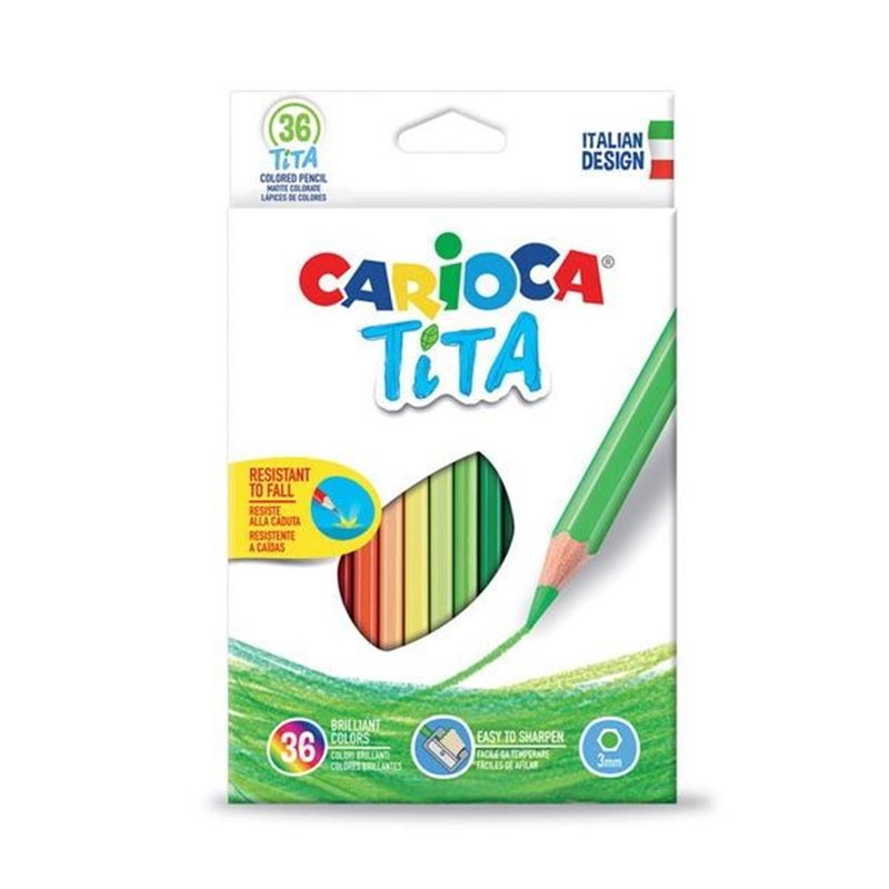 CAJA 36 LAPIZ TITA HEXAGONAL 3MM