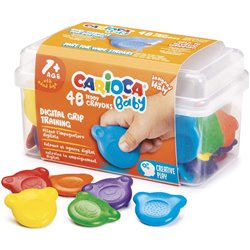 MALETIN 48 CERAS BABY TEDDY CRAYONS 1+