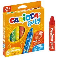 CAJA 8 CERAS BABY 2+