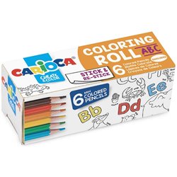 MINI COLORING ROLL - ABC