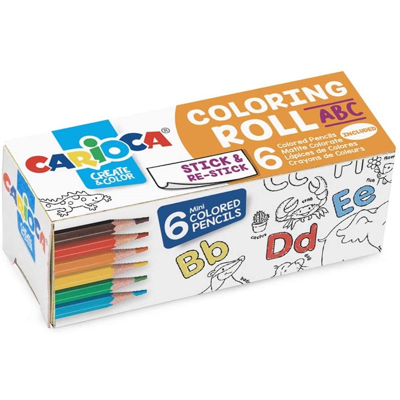 MINI COLORING ROLL - ABC