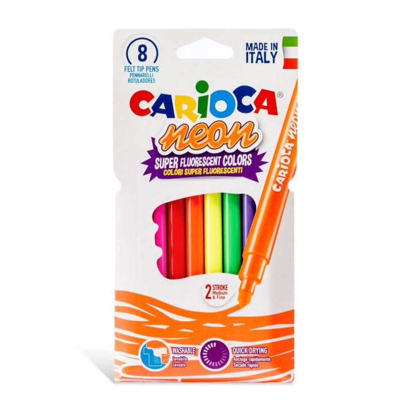 B/CARTON 8 ROT. CARIOCA NEON