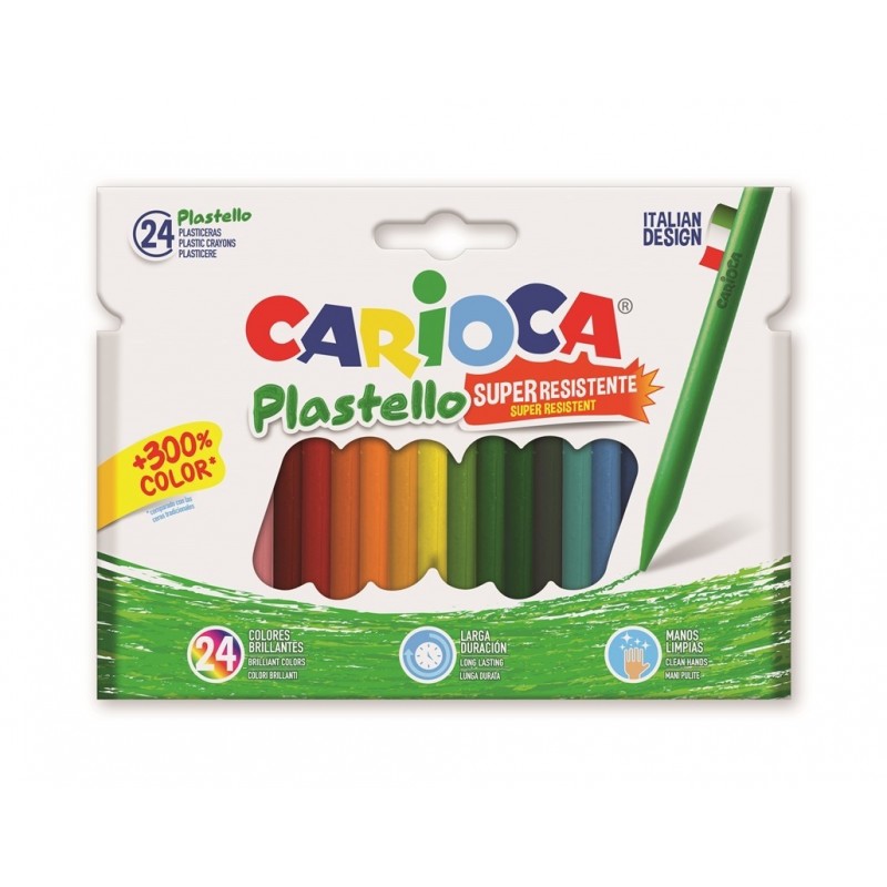 C/24 PLASTICERAS CARIOCACOLOR