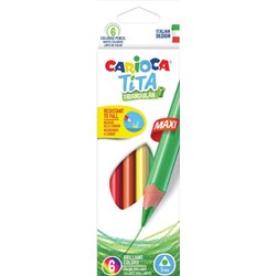 CAJA 6 LAPIZ TITA MAXI TRIANGULAR