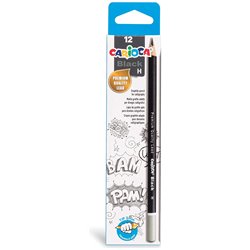 CAJA 12 BLACK PENCIL HB