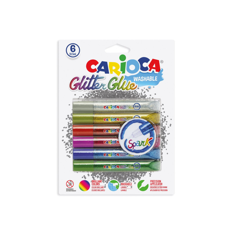 B/6 GLITTER GLUE BASE COLOURS