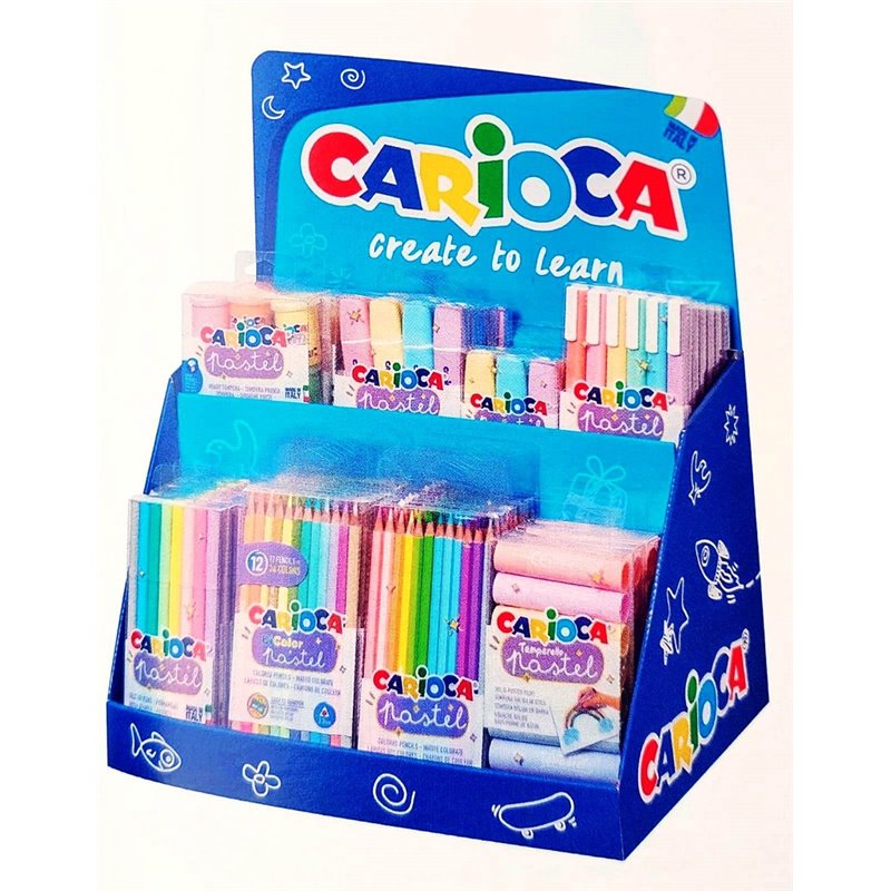 CARIOCA COUNTER DISPLAY COLORATE PENCILS 67 PCS