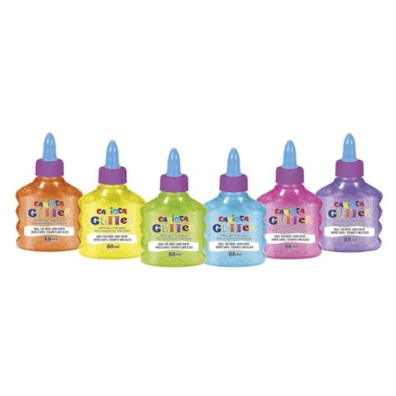 Carioca - Glitter Glue Neon 88ml.