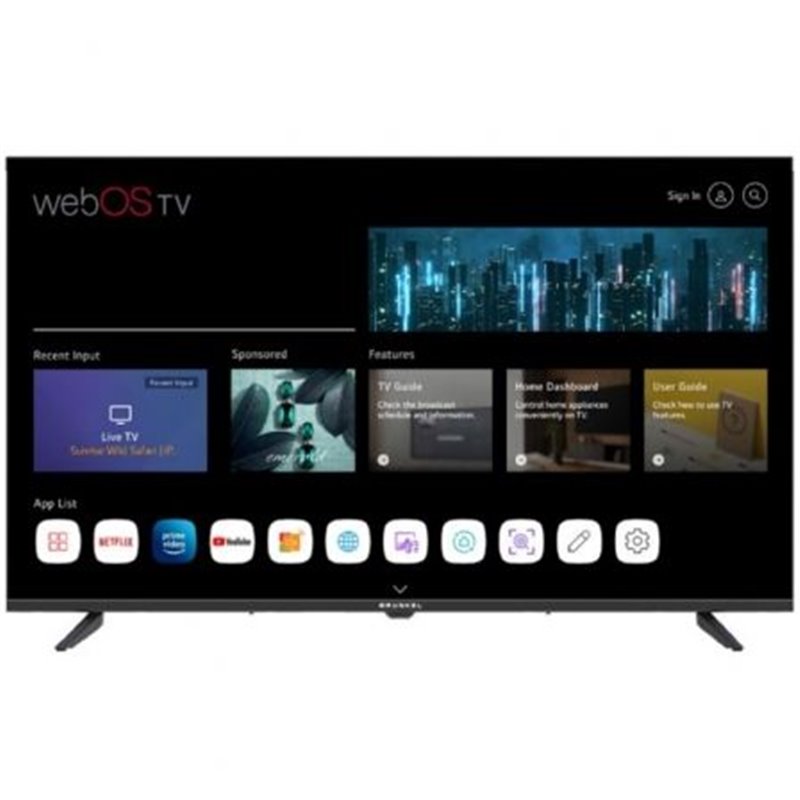 Televisor Grunkel LED-4300PBW 43"/ 4K/ Smart TV/ WiFi