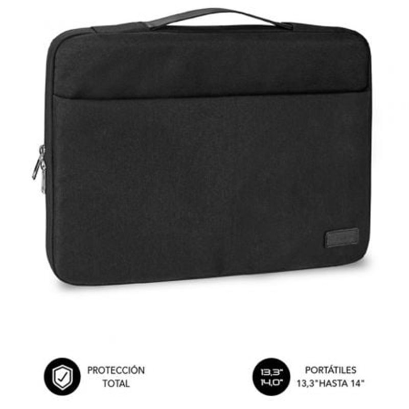 Malet�n Subblim Elegant Laptop Sleeve para Port�tiles hasta 14"/ Negro