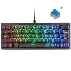 Teclado Gaming Mec�nico Mars Gaming MKMINIPRO/ Switch Azul/ Negro