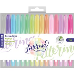 ROTULADORES PASTEL LETTERING 1mm