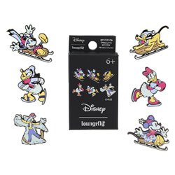 Blind Box Enamel Pin Winter Wonderland Mickey and Friends Disney Loungefly surtido