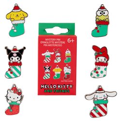 Blind Box Enamel Pin Winter Wonderland Sanrio surtido