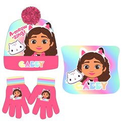 Conjunto gorro guantes braga cuello La Casa de Mu�ecas de Gabby