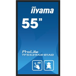 iiyama TF5539AS-B1AG pantalla de señalización Pantalla plana para señalización digital 138,7 cm (54.6") LED 500 cd / m² 4K Ultra