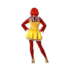 DISFRAZ PAYASO AMARILLO HALLOWEEN MUJER ADULTO