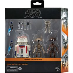 BLISTER FIGURAS R5-D4 BD-72 & PIT DROIDS THE MANDALORIAN STAR WARS 15CM