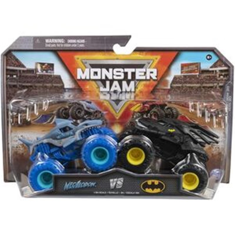 BLISTER 2 MEGALODON VS BATMAN MONSTER JAM