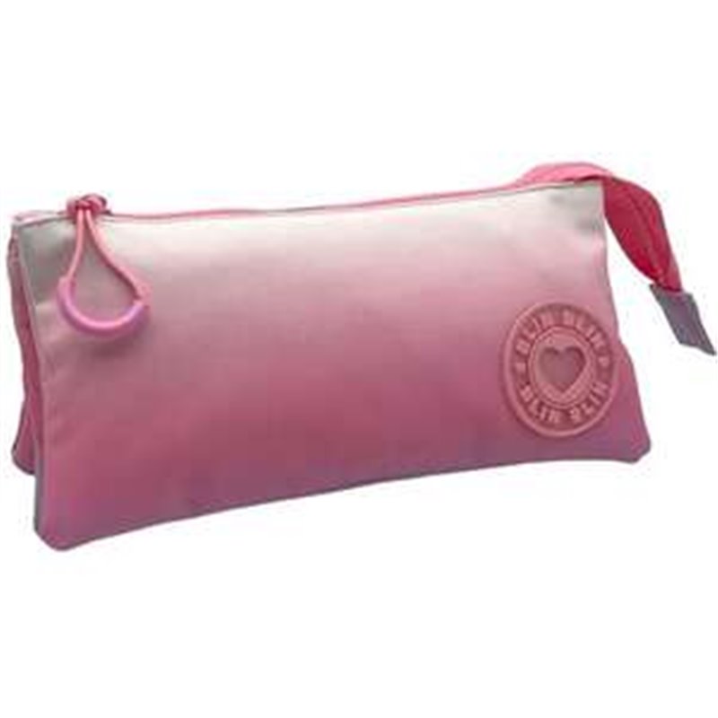 ESTUCHE TRIPLE BLIN-BLIN PINKY 11 X 23 X 5 CM.