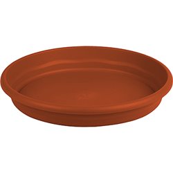 PLATO MACETA FLORI 18cm MARRON