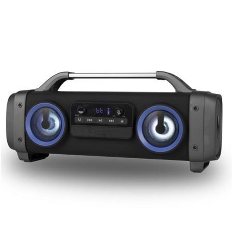 ALTAVOZ PORT�TIL NGS BOOMBOX STREET BREAKER MINI - 100W - BT - USB//ENTRADA AUDIO AUX/MICR�FONO - FUNCI�N KARAOKE - LUUCES LED -