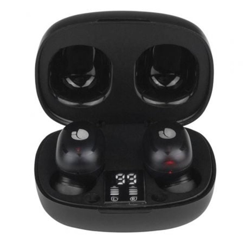 Auriculares Bluetooth NGS �rtica Jewel con estuche de carga/ Autonom�a 5h/ Negros