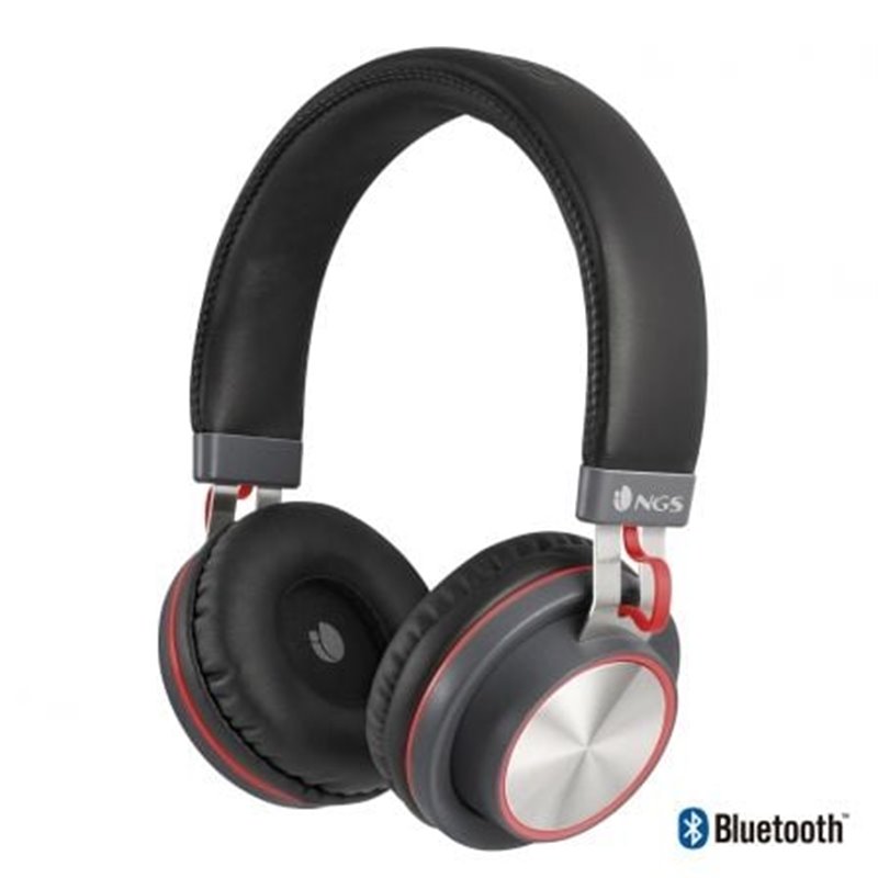 Auriculares Inal�mbricos NGS �rtica Patrol Red/ con Micr�fono/ Bluetooth/ Rojo