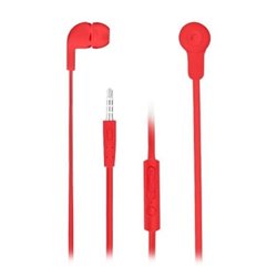 AURICULARES INTRAUDITIVOS NGS CROSS SKIP RED - DRIVERS 10MM - TECNOLOG�A VOZ ASSISTANT - 20-20HZ - 106DB - JACK 3.5MM - CABLE 1.