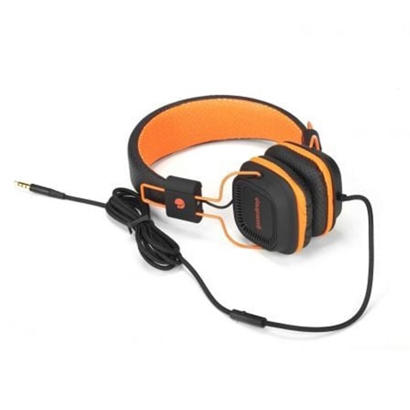 AURICULARES DIADEMA NGS ORANGE GUMDROP - EST�REO - MICR�FONO INTEGRADO - 20HZ-20KHZ - 98DB - CONEXI�N JACK 3.5 - CABLE 1.2M - NA