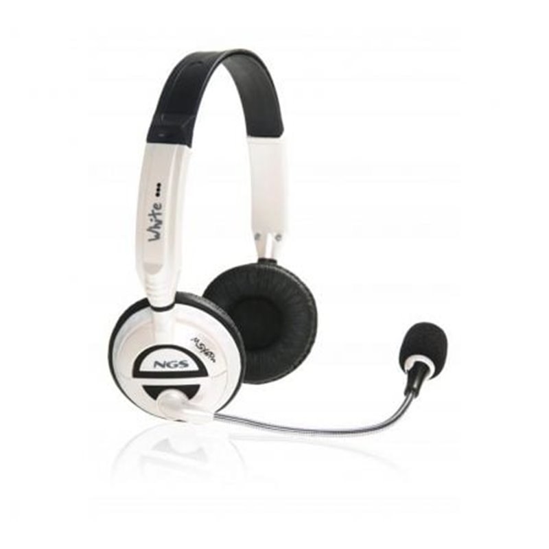 Auriculares NGS MSX6PRO/ con Micr�fono/ Jack 3.5/ Blancos