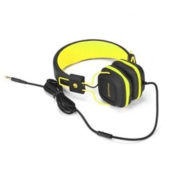 AURICULARES DIADEMA NGS YELLOW GUMDROP - EST�REO - MICR�FONO INTEGRADO - 20HZ-20KHZ - 98DB - CONEXI�N JACK 3.5 - CABLE 1.2M - AM