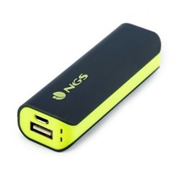 BATER�A EXTERNA UNIVERSAL NGS POWERPUMP 2200 LEMON - 2200MAH - 5V/1A - CABLE MICRO USB