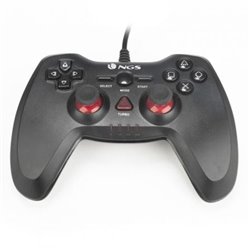 GAMEPAD NGS MAVERICK - 2 EJES - 12 BOTONES - MODO VIBRACI�N - FUNCI�N TURBO - USB 2.0 - COMPATIBLE PC/PS3