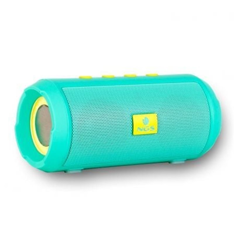 ALTAVOZ BLUETOOTH NGS ROLLER TUMBLER MINT - BT 4.2 - 6W - RADIO FM - USB - RANURA TARJETA MICRO SD - MANOS LIBRES - BAT 1200MAH